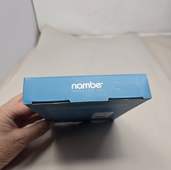 Nambe' Holiday Glass Cross Ornament Christmas Festive Elegant Decor - Picture 3 of 5